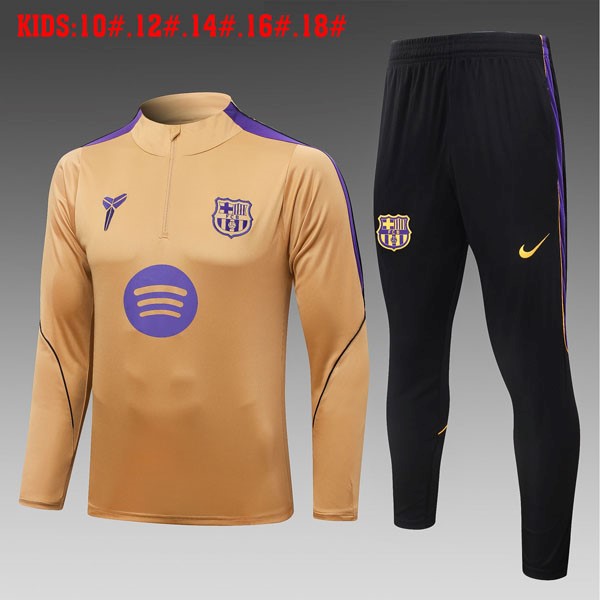 Kinder Sweatshirts Barcelona 2026-27 Gelb 3